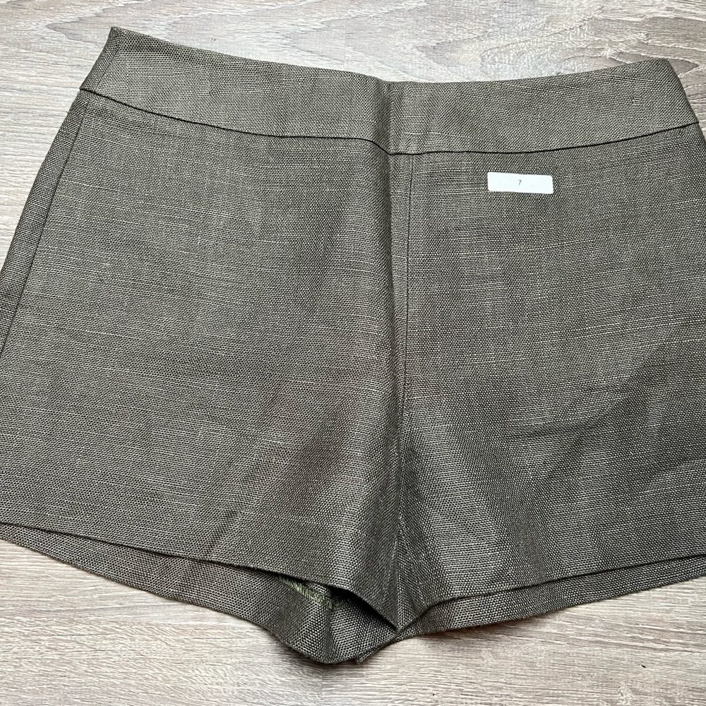 NWOT Ann Mashburn 100% Linen Women Shorts- 6‎